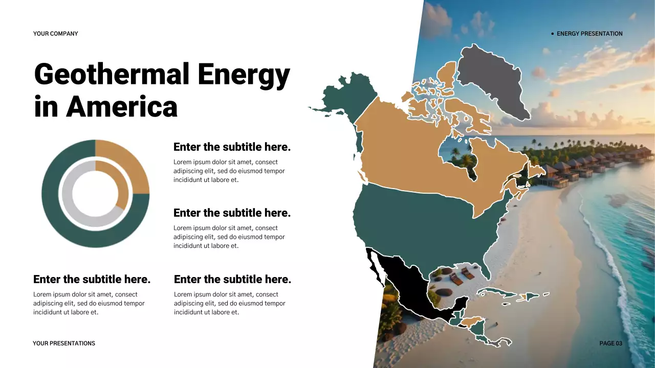 Grey Modern Geothermal Energy Introduction Presentation