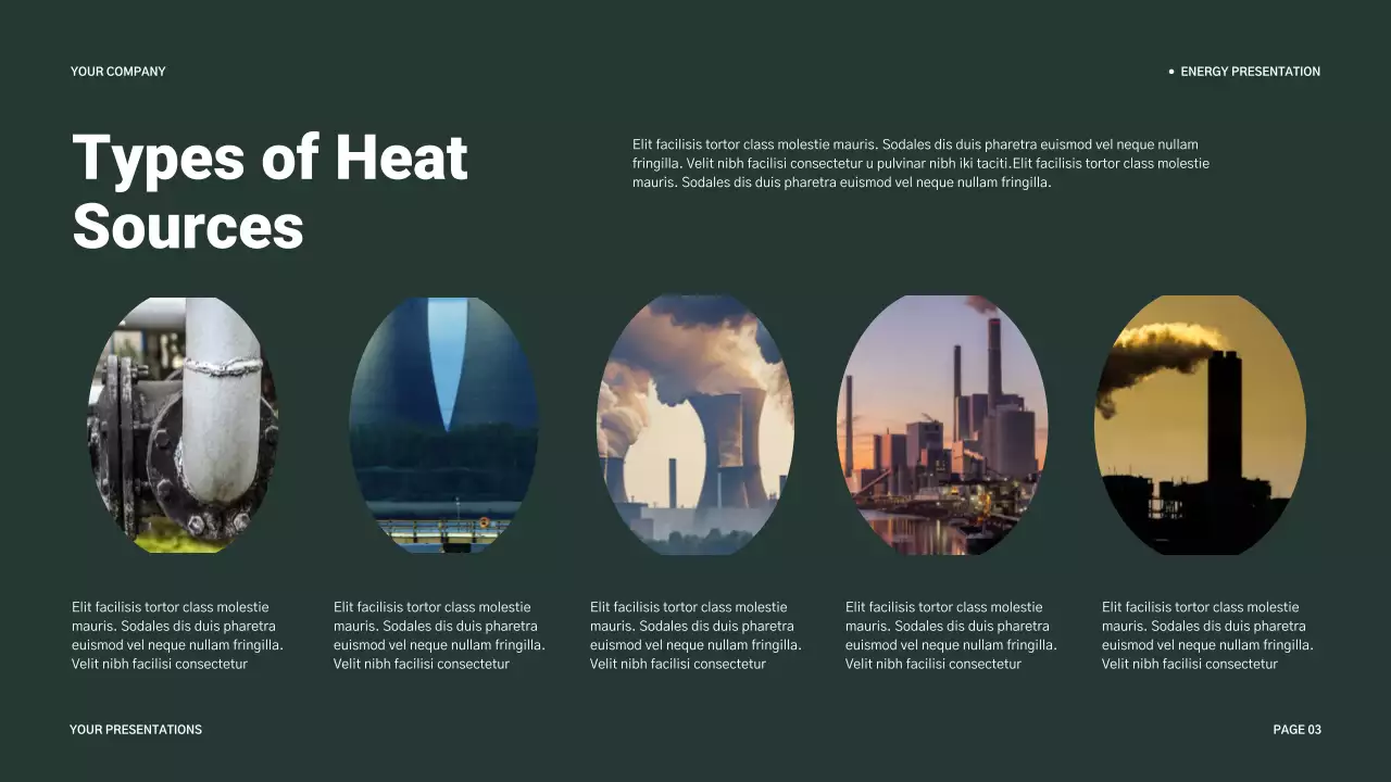 Grey Modern Geothermal Energy Introduction Presentation