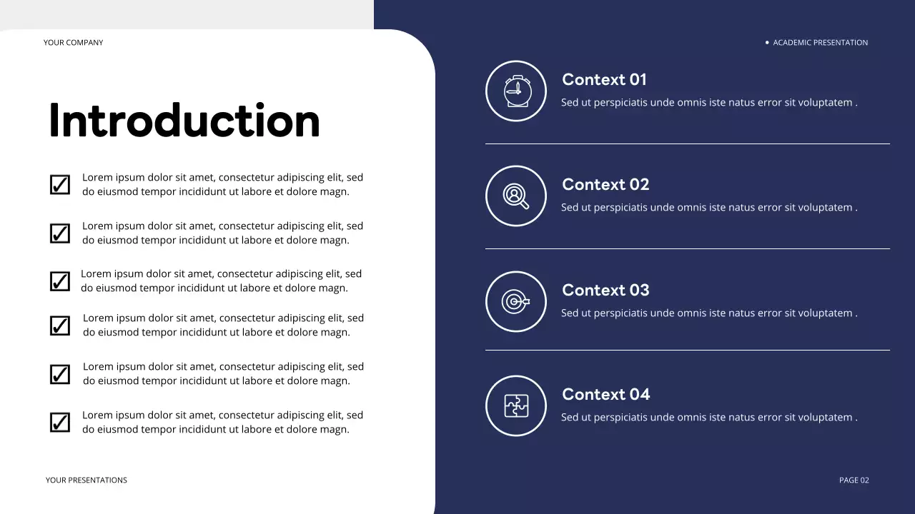 Navy Classic Education Presentation