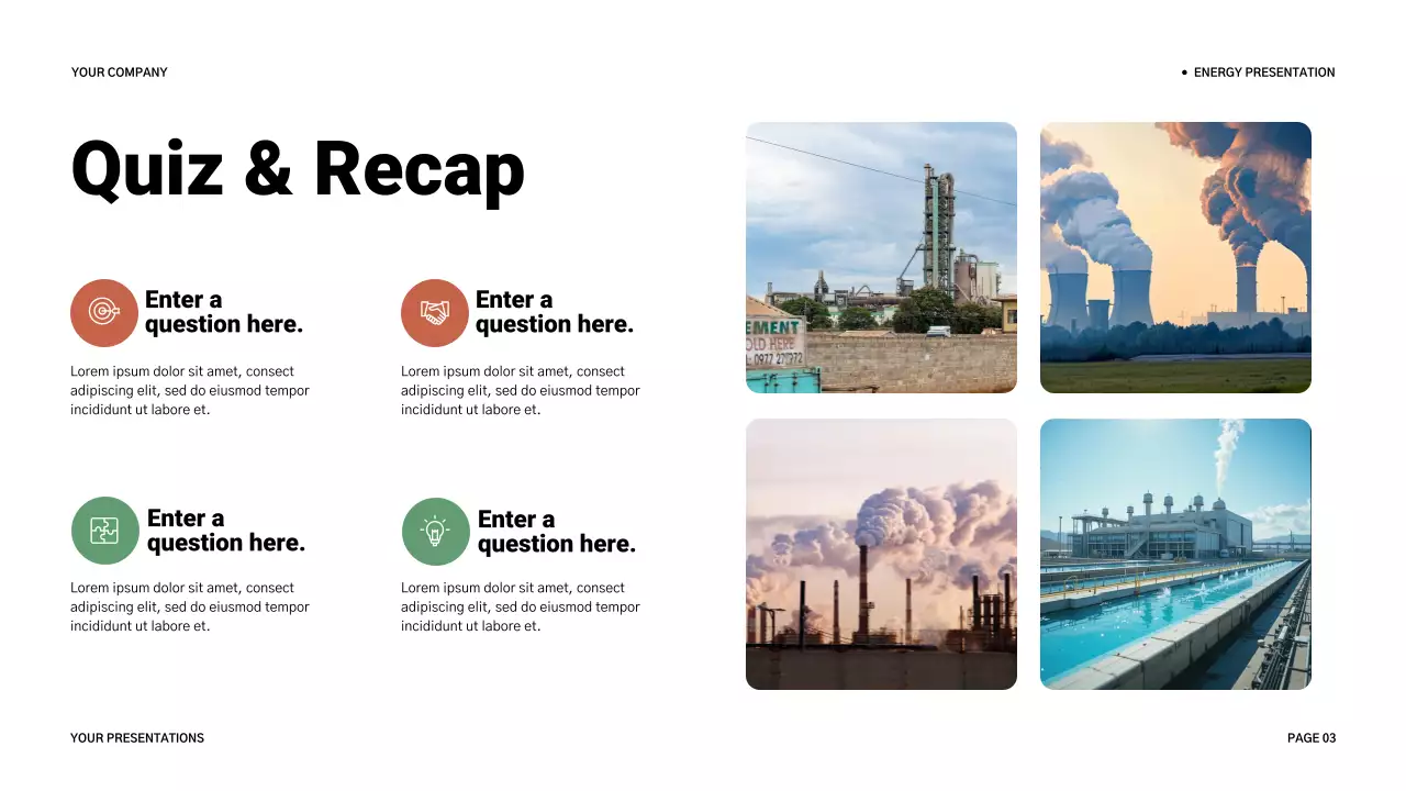 Grey Modern Geothermal Energy Introduction Presentation