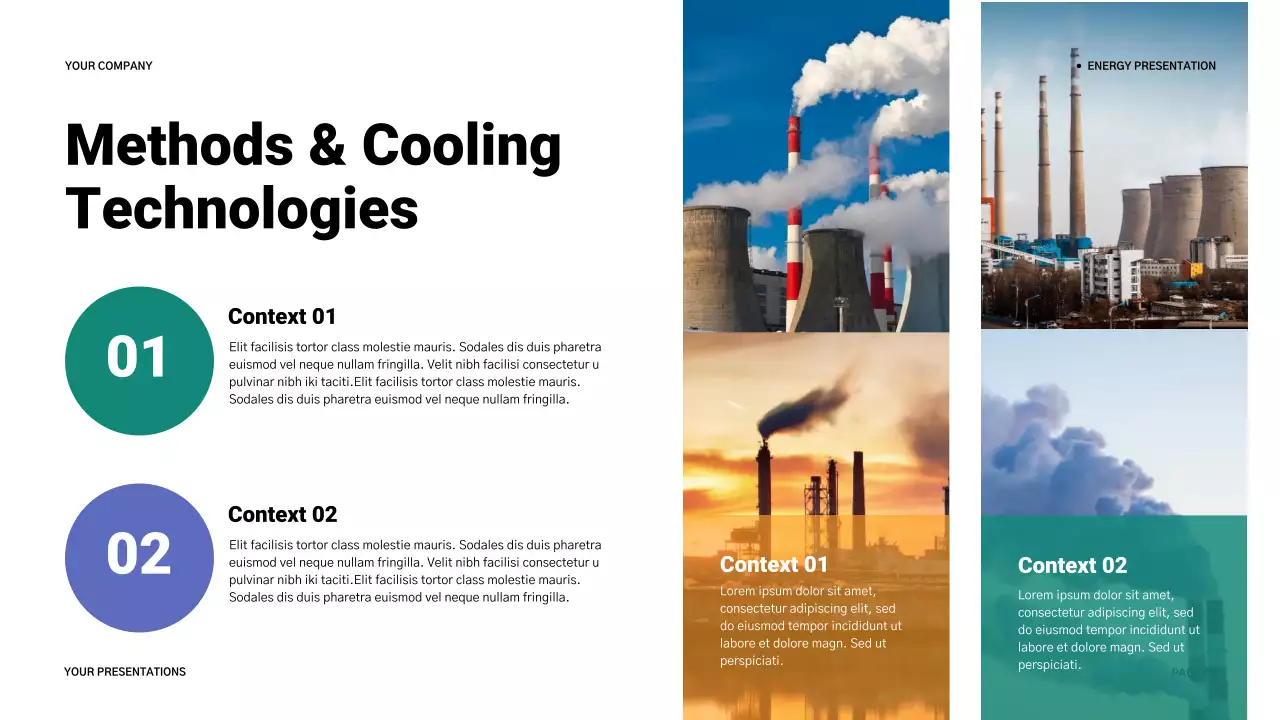 Grey Modern Geothermal Energy Introduction Presentation