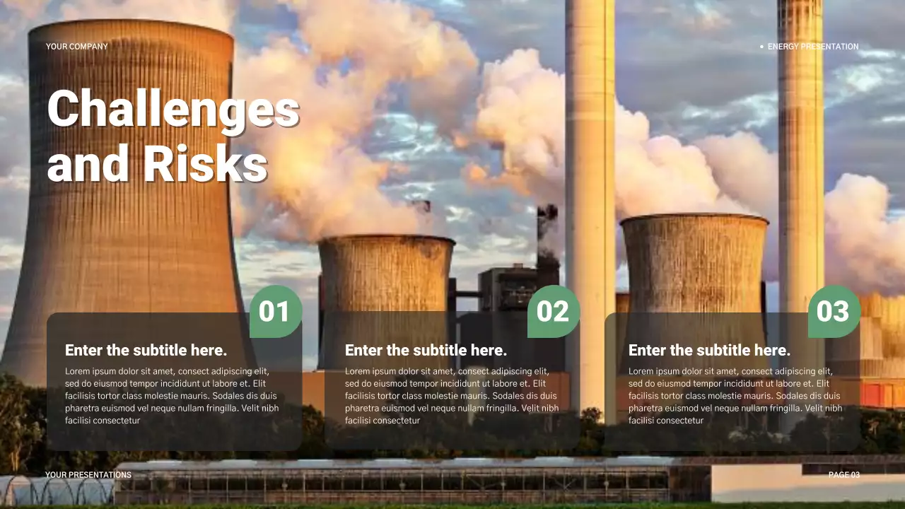 Grey Modern Geothermal Energy Introduction Presentation