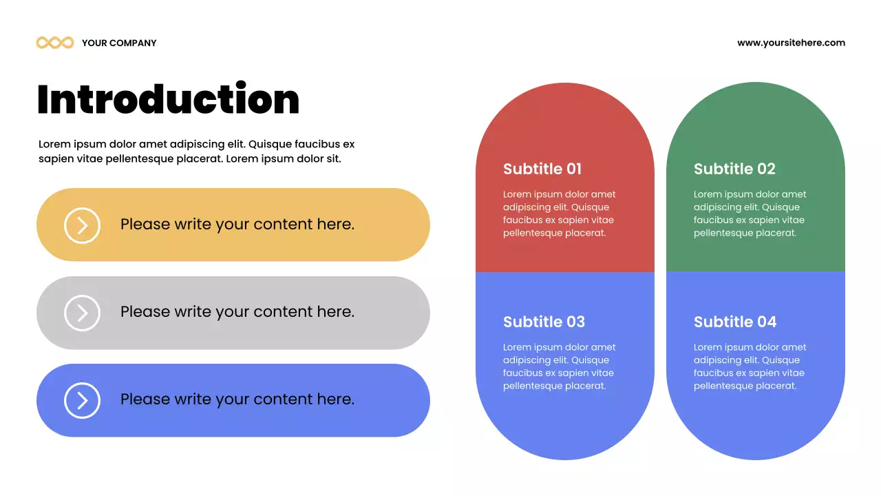 Colorful Modern Team Project Announcement Presentation