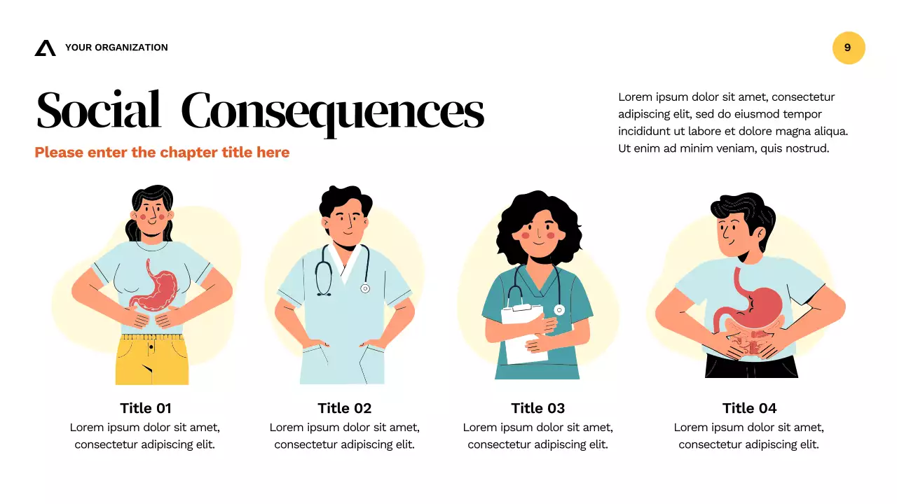 Presentasi Panduan Kesehatan Kesadaran Alkohol Modern Orange