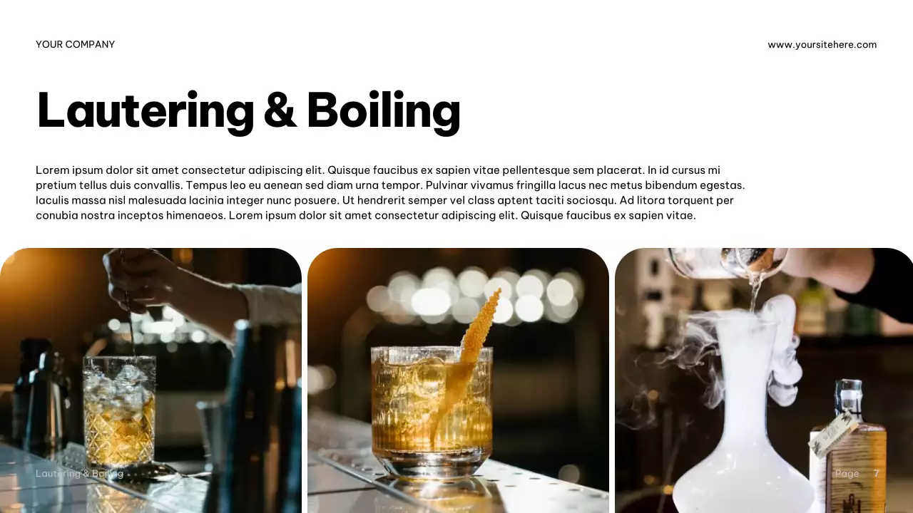 Brown Industrial Beer Guide Presentation