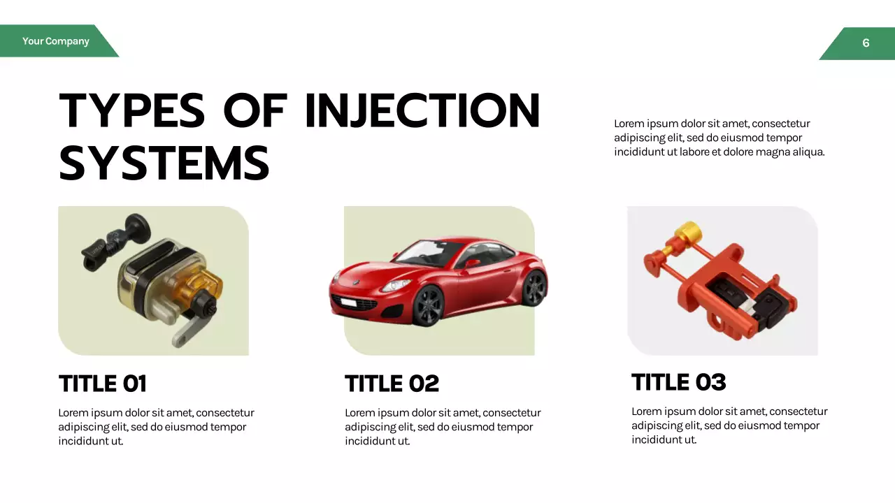 Black Modern Electronic Automotive Introduction Presentation