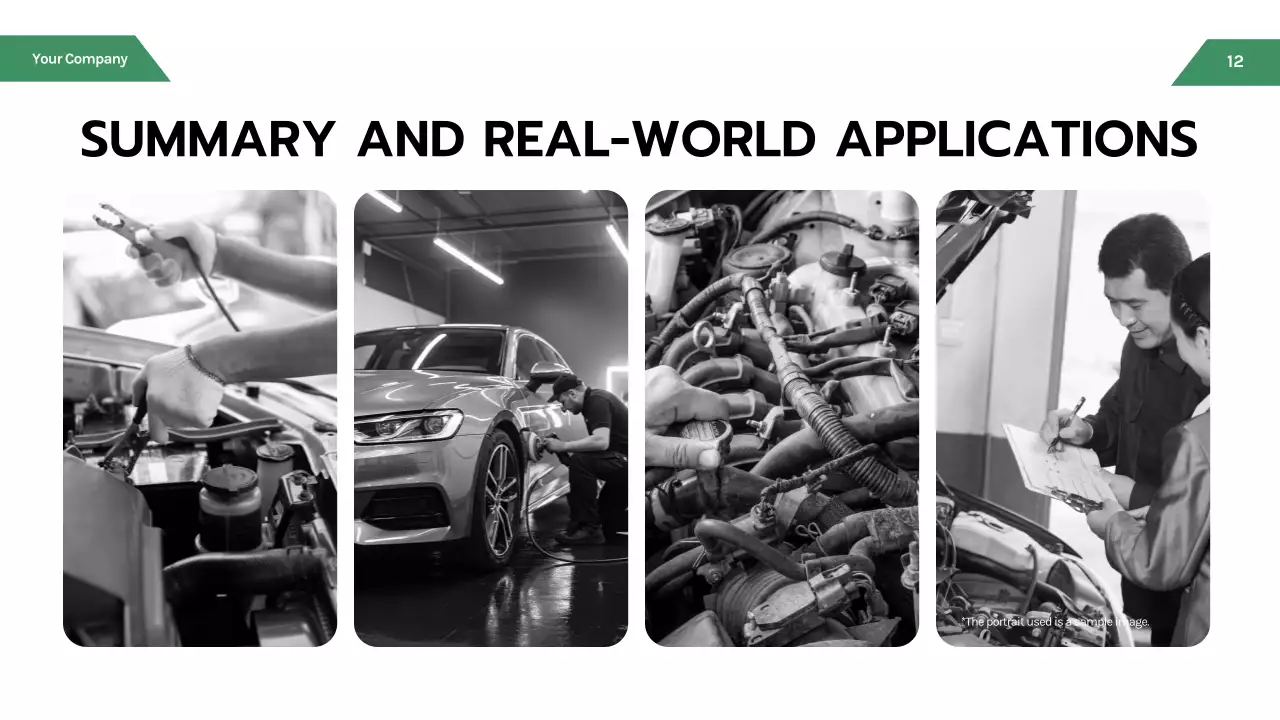 Black Modern Electronic Automotive Introduction Presentation