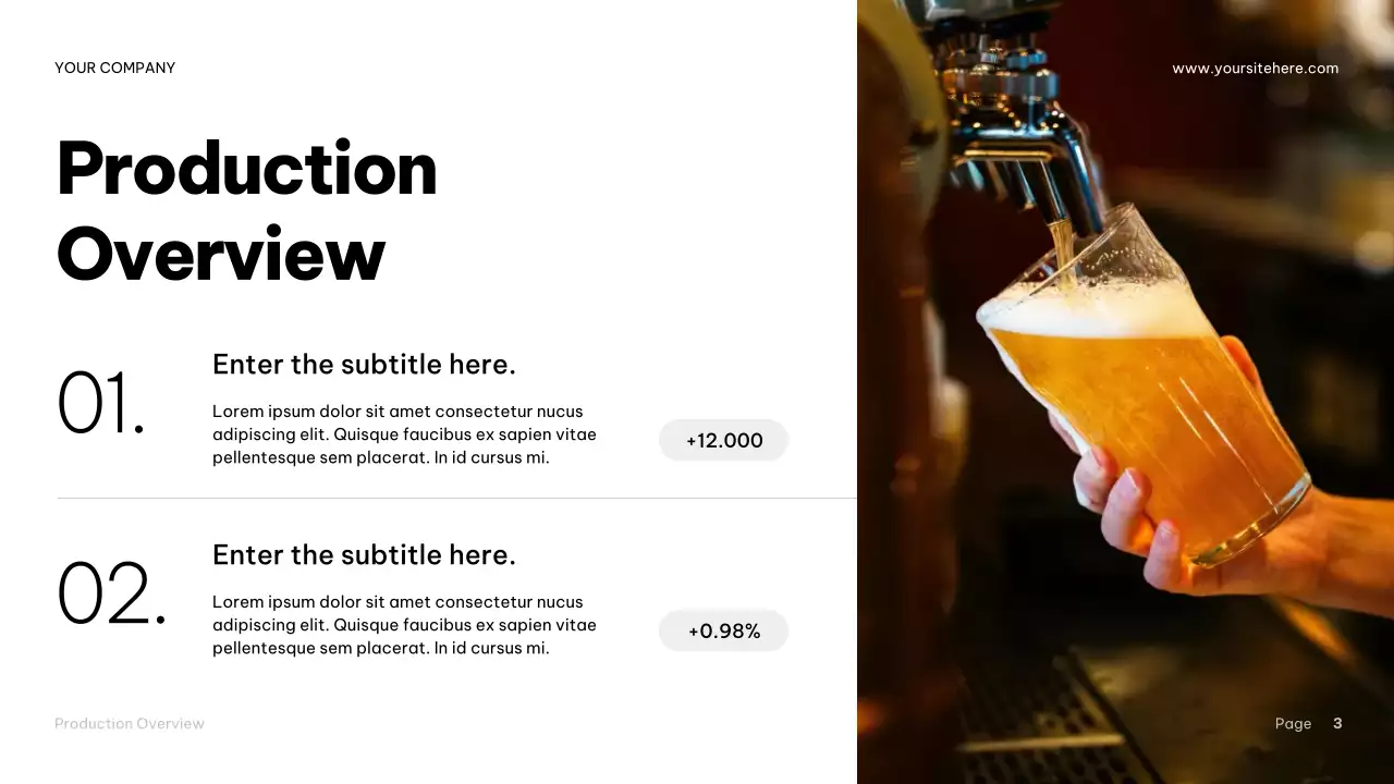 Brown Industrial Beer Guide Presentation