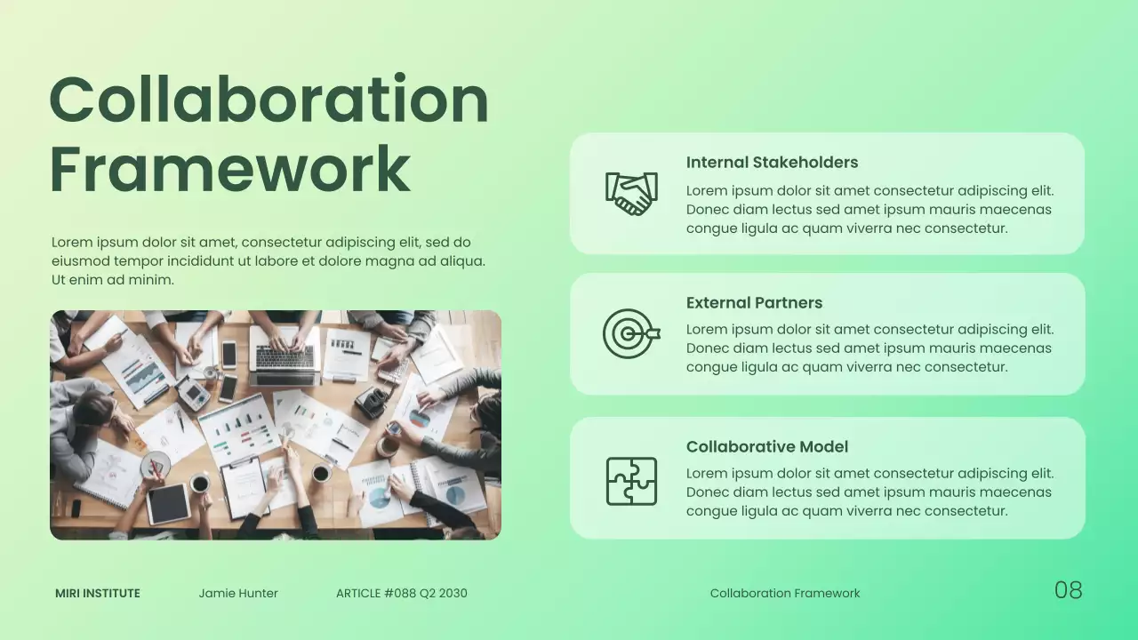Modern Green Gradient Healthcare Trends Presentation