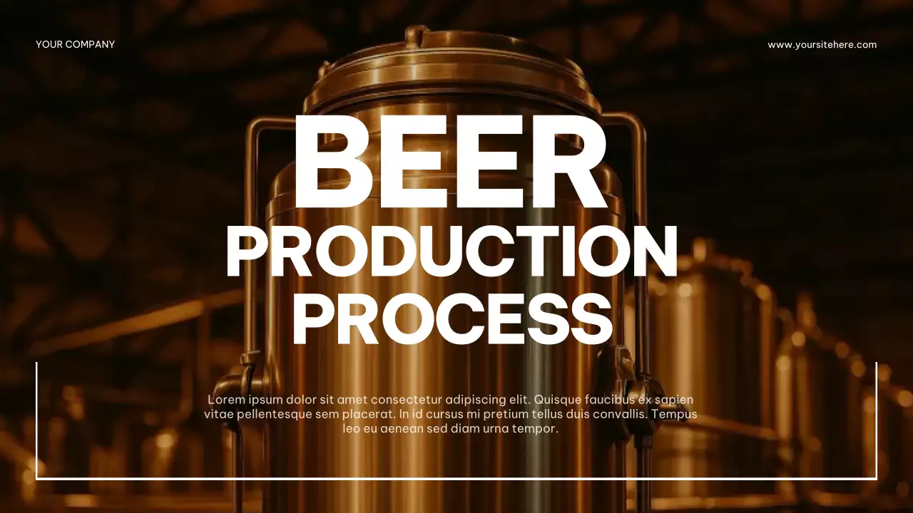 Brown Industrial Beer Guide Presentation