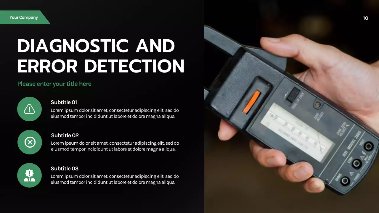 Black Modern Electronic Automotive Introduction Presentation