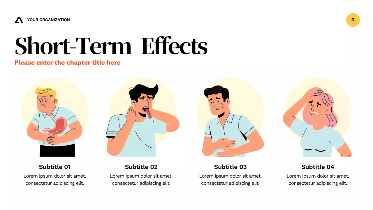 Presentasi Panduan Kesehatan Kesadaran Alkohol Modern Orange