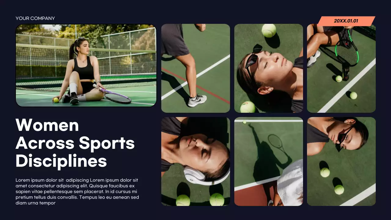 Red Modern Sports Announcement Presentation