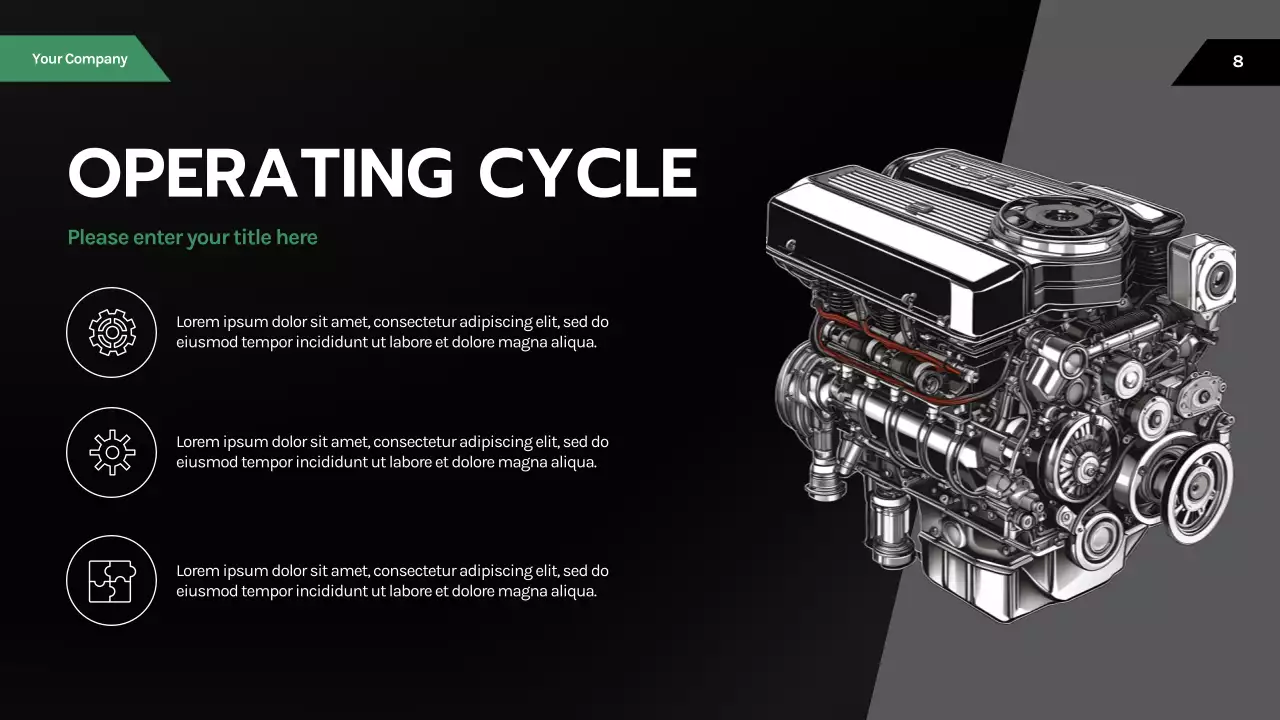 Black Modern Electronic Automotive Introduction Presentation