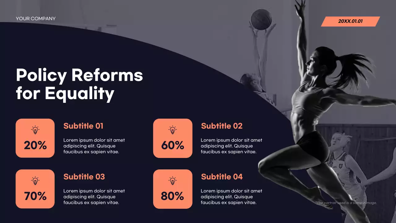 Red Modern Sports Announcement Presentation