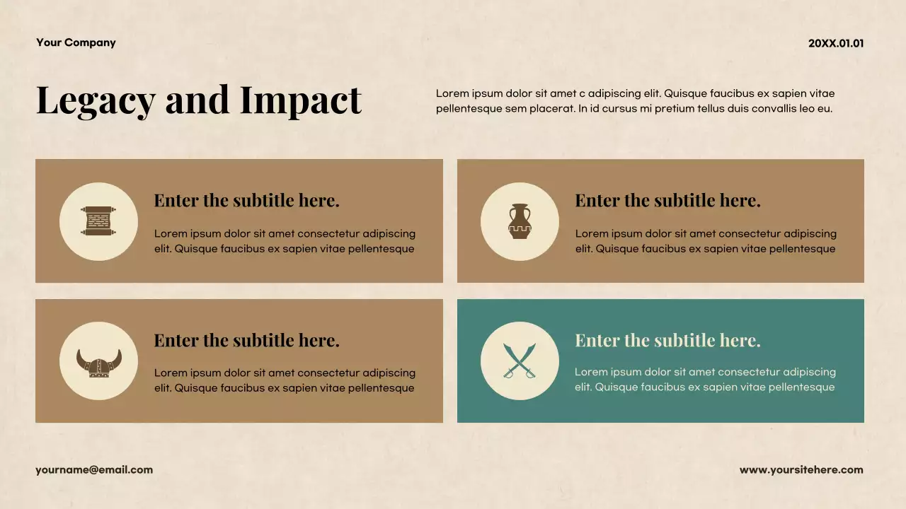 Beige Classic Literature Course Presentation