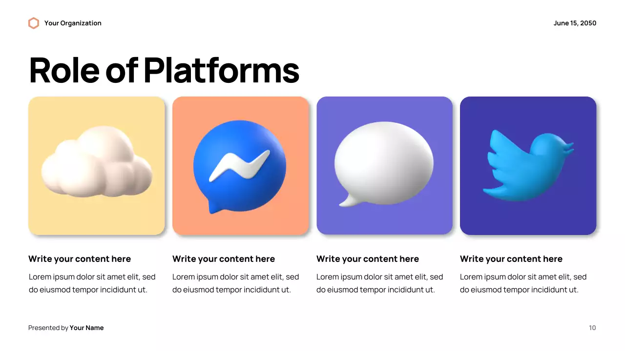 Presentasi Kesadaran Media Pemeriksaan Fakta Modern Orange