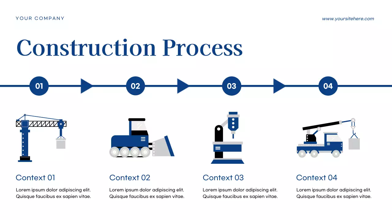 Blue Modern Business Foundations Course Presentation