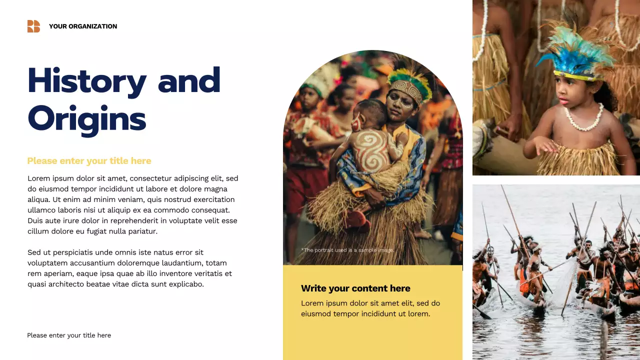 Beige Traditional Indigenous Culture Presentation