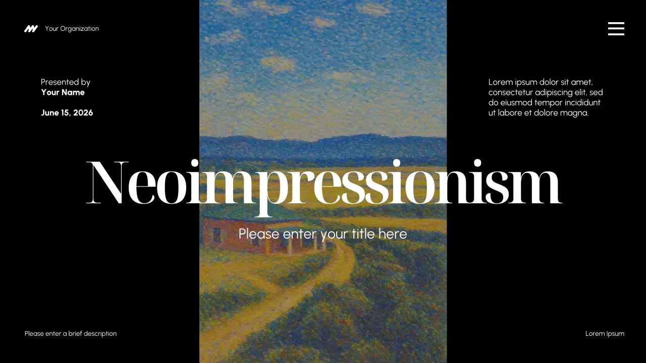 Neon Aesthetic Art Exhibition Invitation Presentation