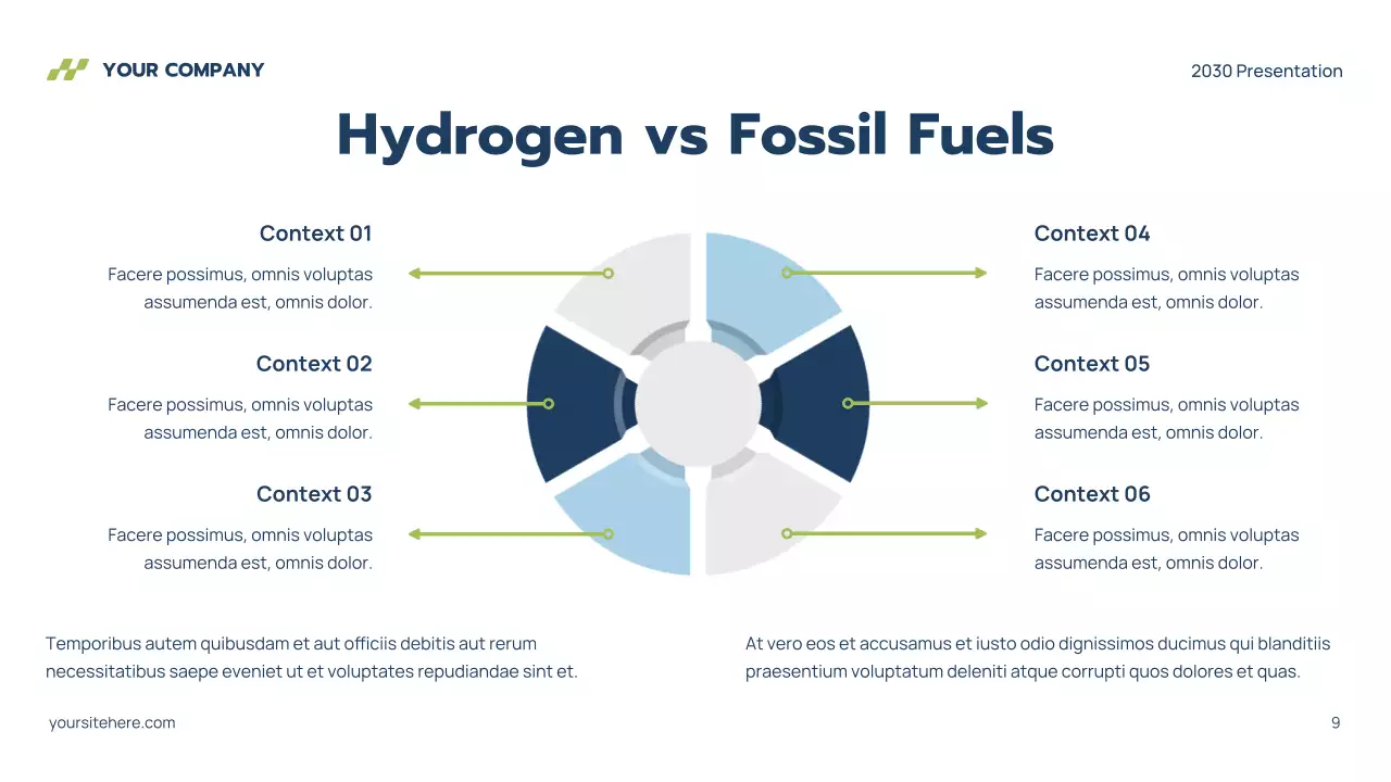 Grey Modern Hydrogen Presentation