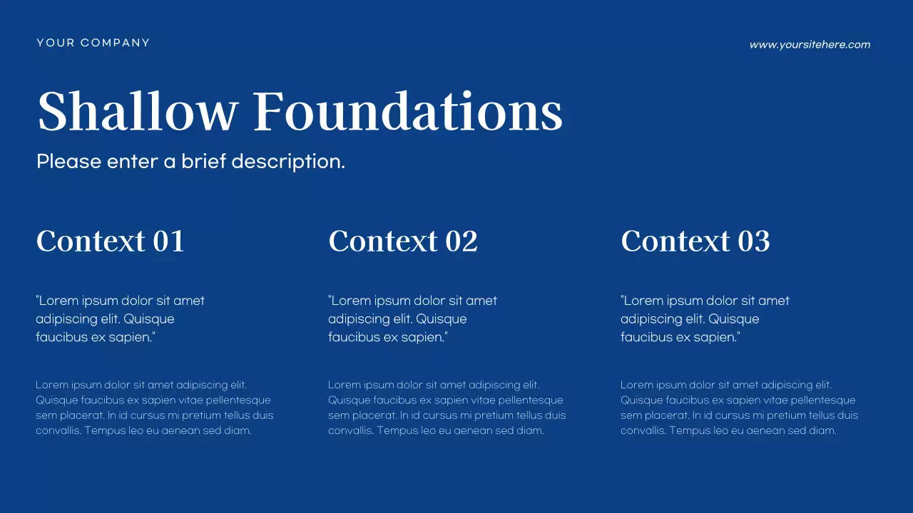 Blue Modern Business Foundations Course Presentation