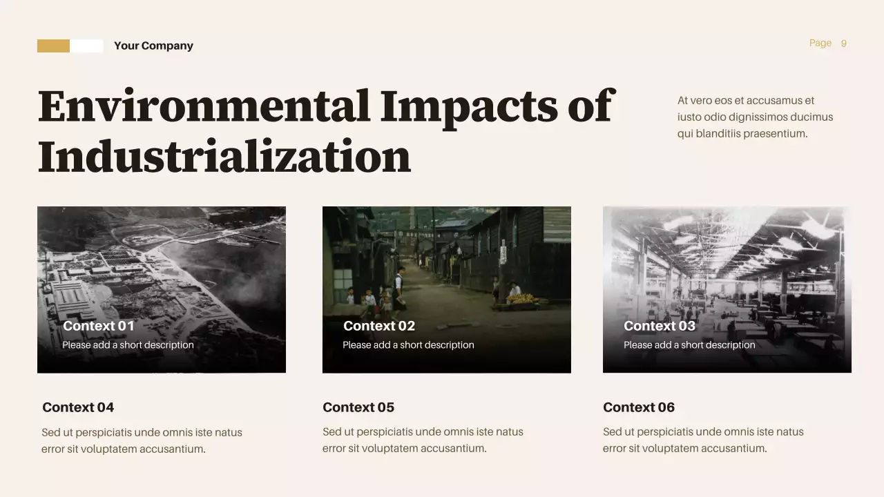 Brown Vintage Industrialization Report Presentation