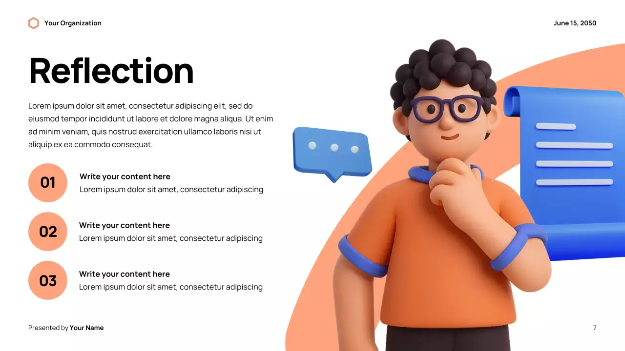 Presentasi Kesadaran Media Pemeriksaan Fakta Modern Orange