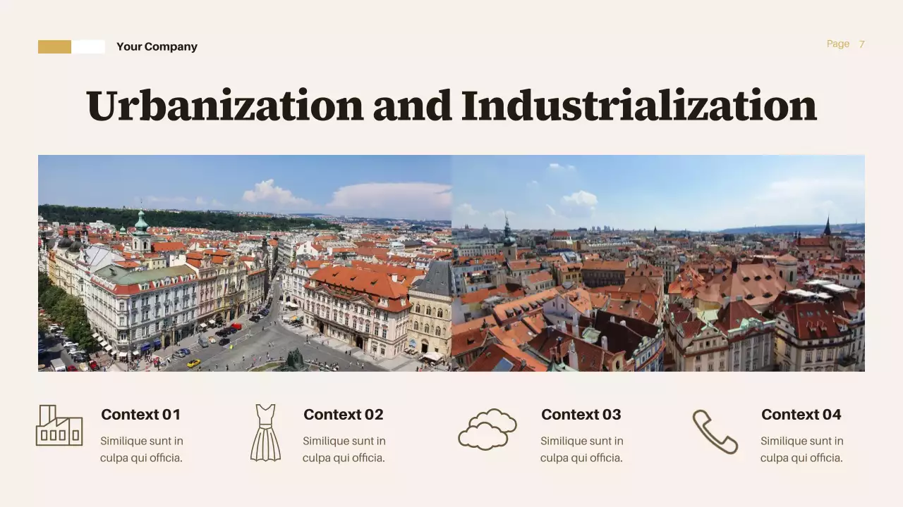 Brown Vintage Industrialization Report Presentation