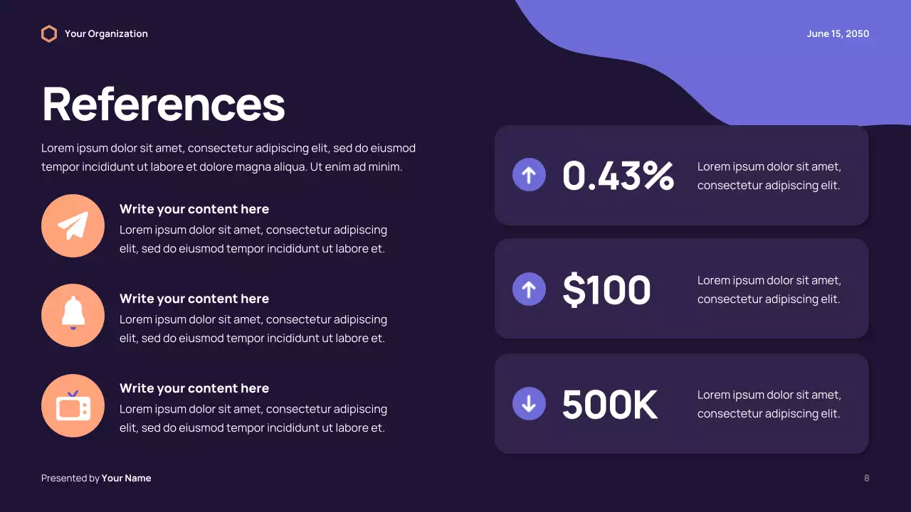Presentasi Kesadaran Media Pemeriksaan Fakta Modern Orange
