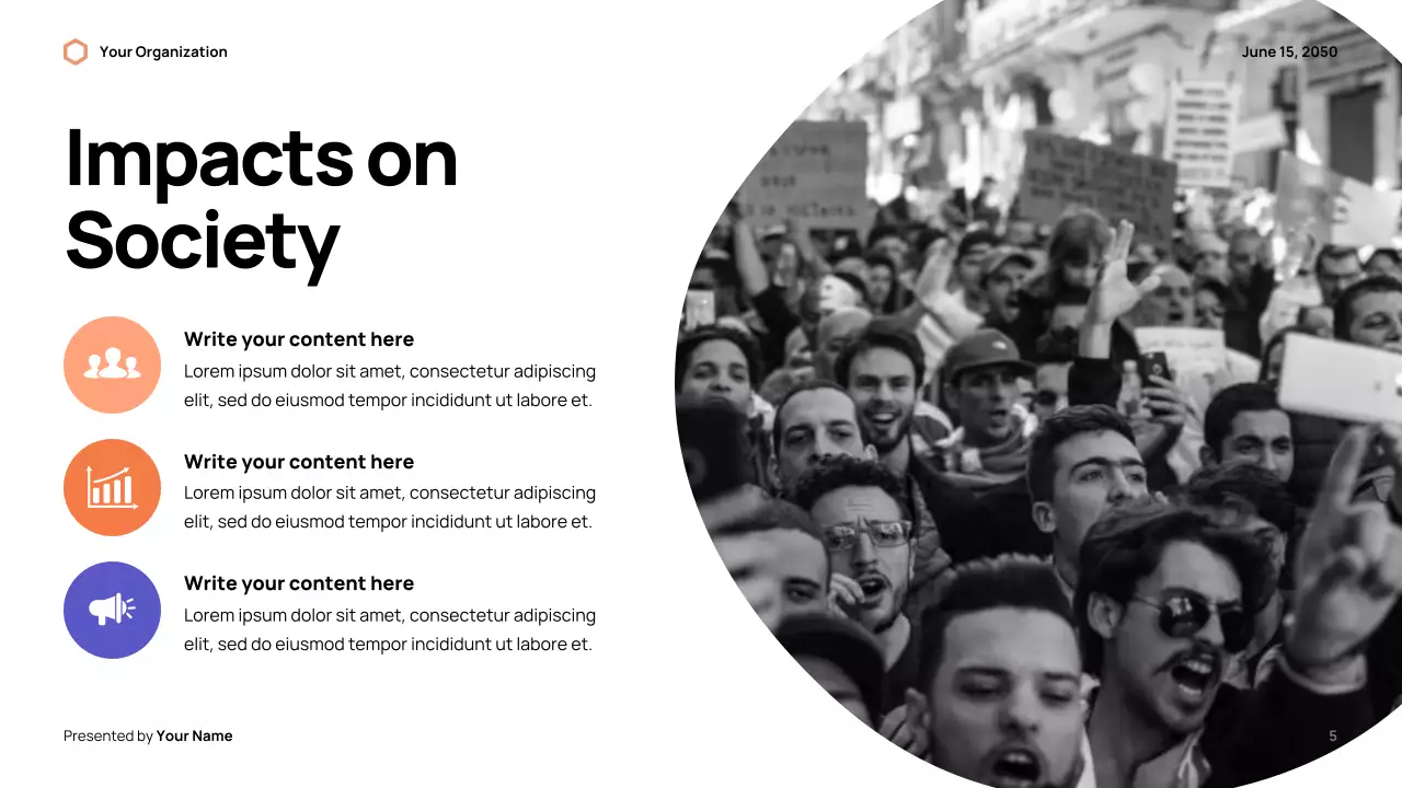 Presentasi Kesadaran Media Pemeriksaan Fakta Modern Orange