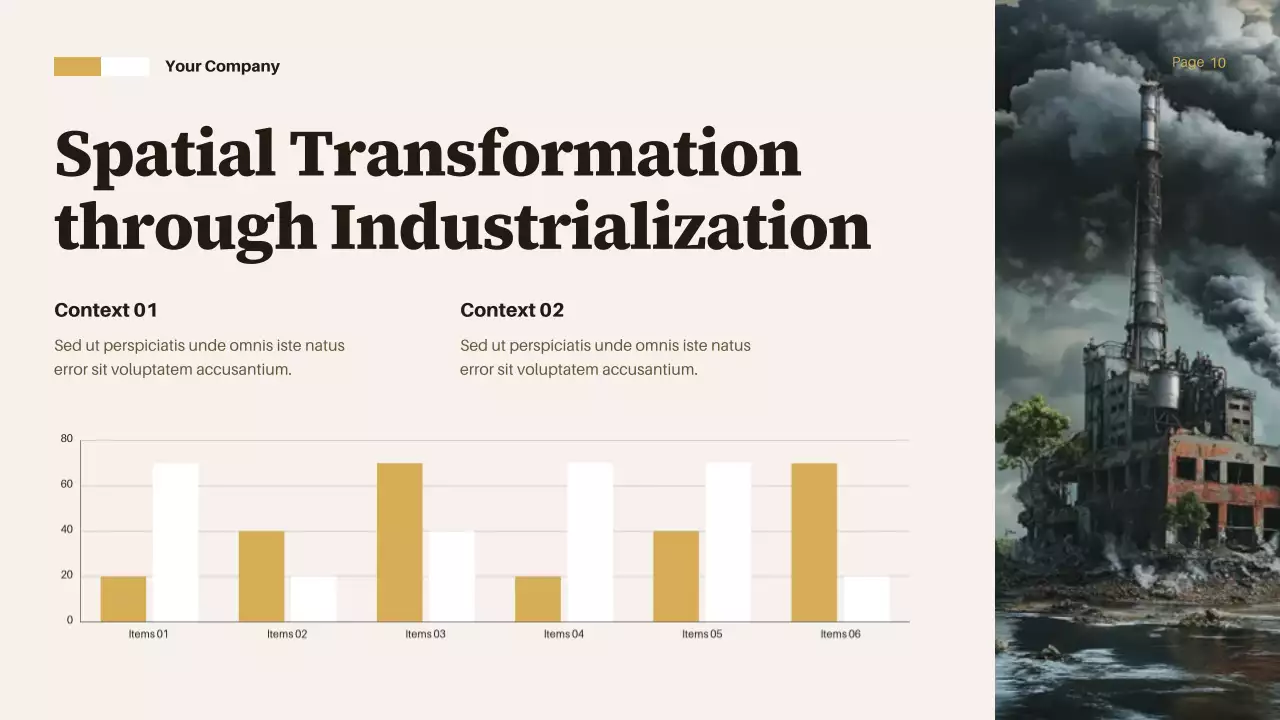 Brown Vintage Industrialization Report Presentation