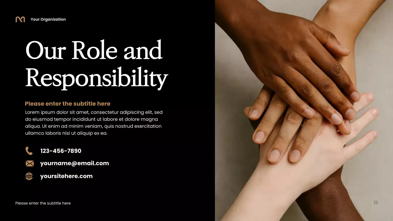 Black Elegant Psychology Course Presentation