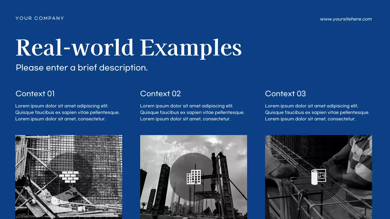 Blue Modern Business Foundations Course Presentation