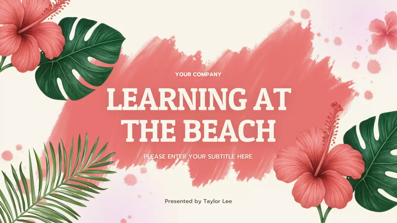 Coral Tropical Learning Introduction Presentation