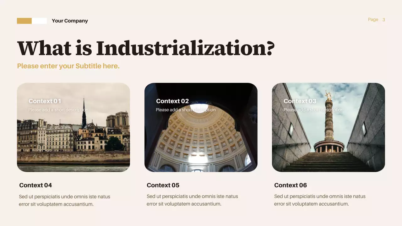 Brown Vintage Industrialization Report Presentation