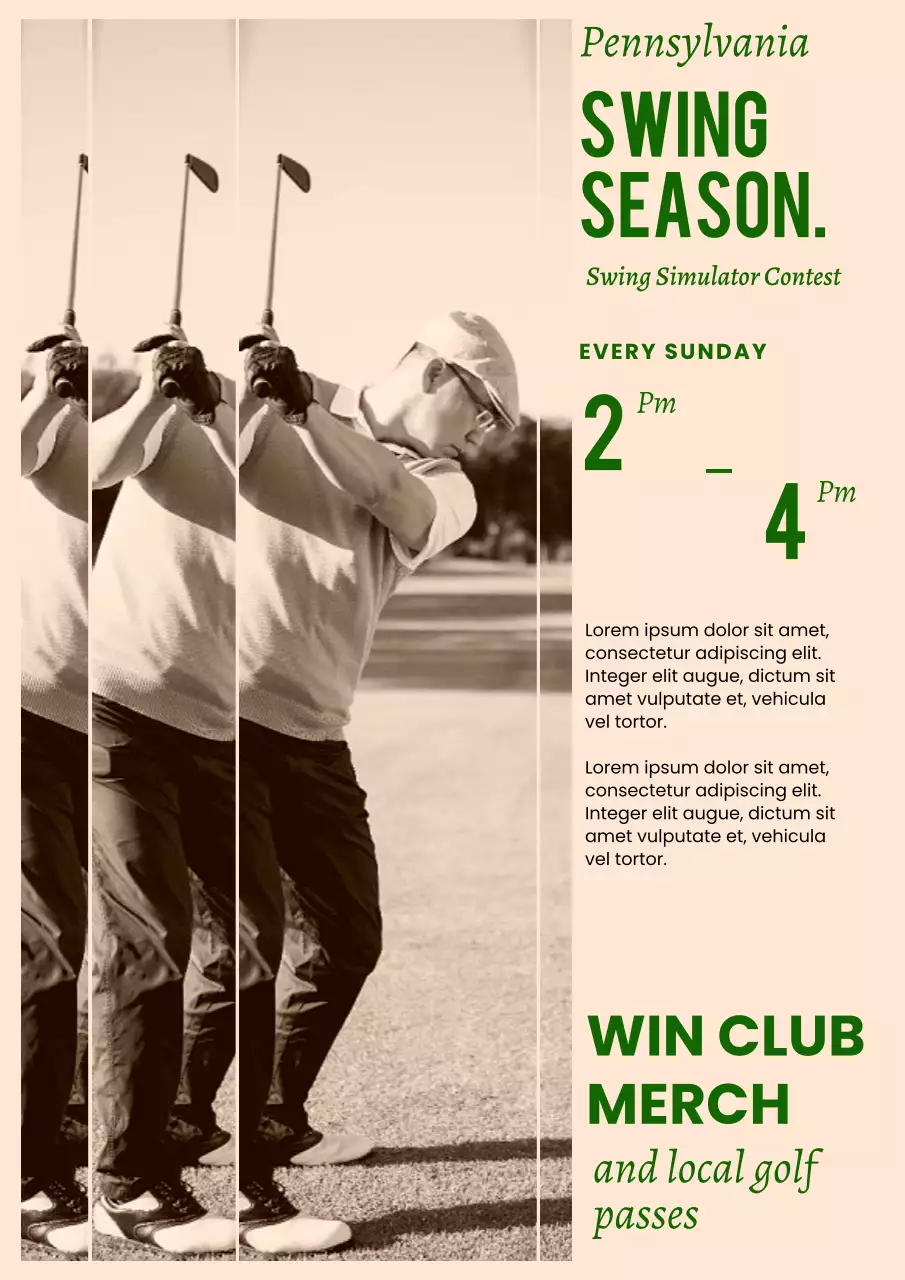 Beige Vintage Regional Sports Event Announcement Poster