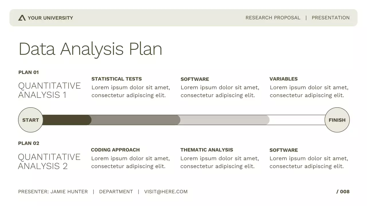 Simple and Professional Academic Research for Study or Conference Presentation