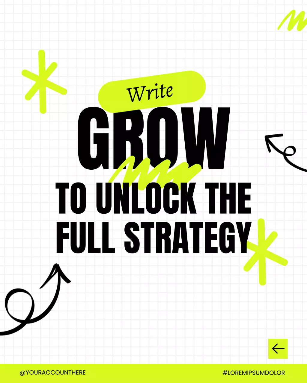 Neon Green Modern Content Creation Tips Instagram Post