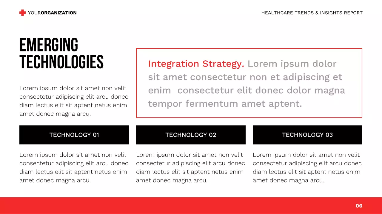 Professional Healthcare Trends and Insights Report for Medical Industry or Organization Presentation