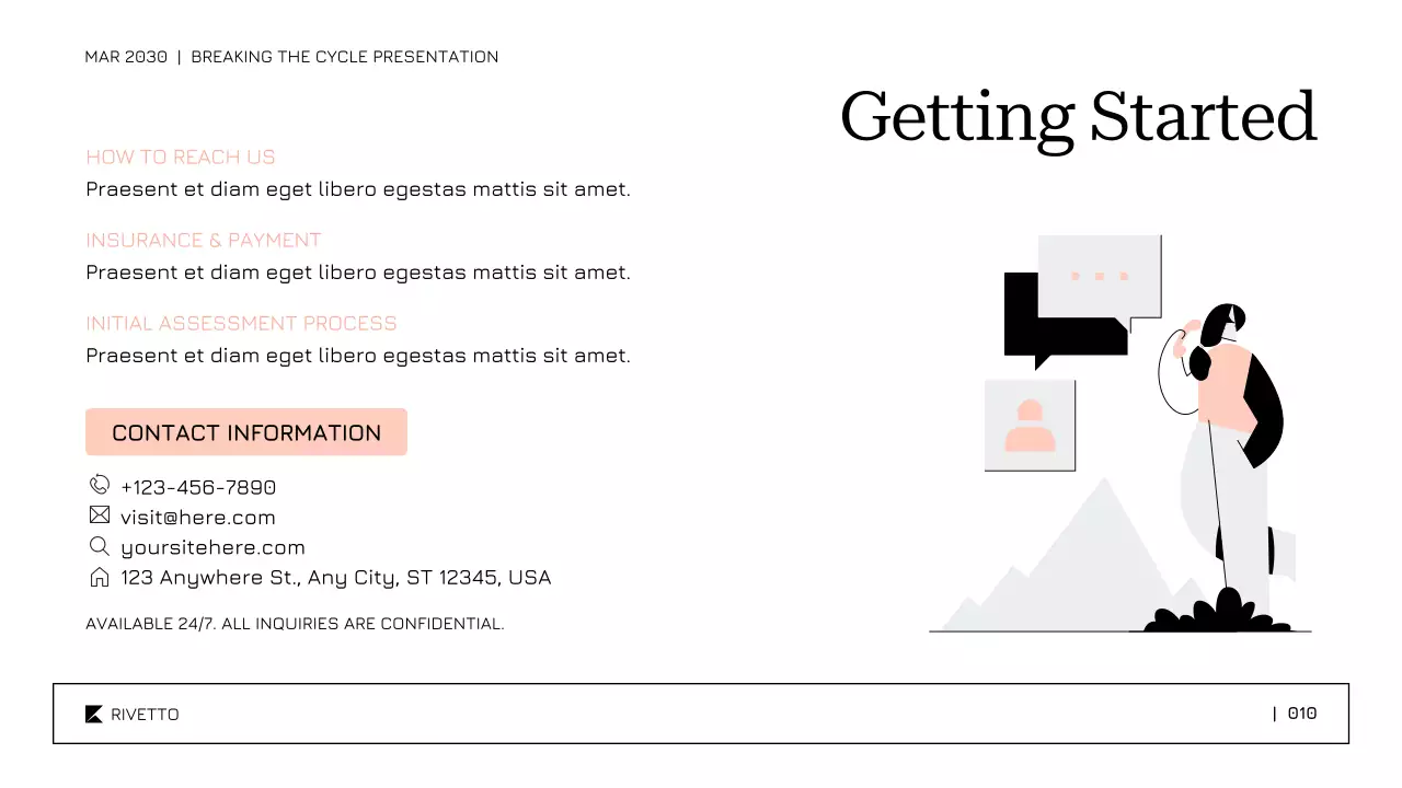 Soft Calming Template for Substance Abuse Treatment and Recovery Presentation