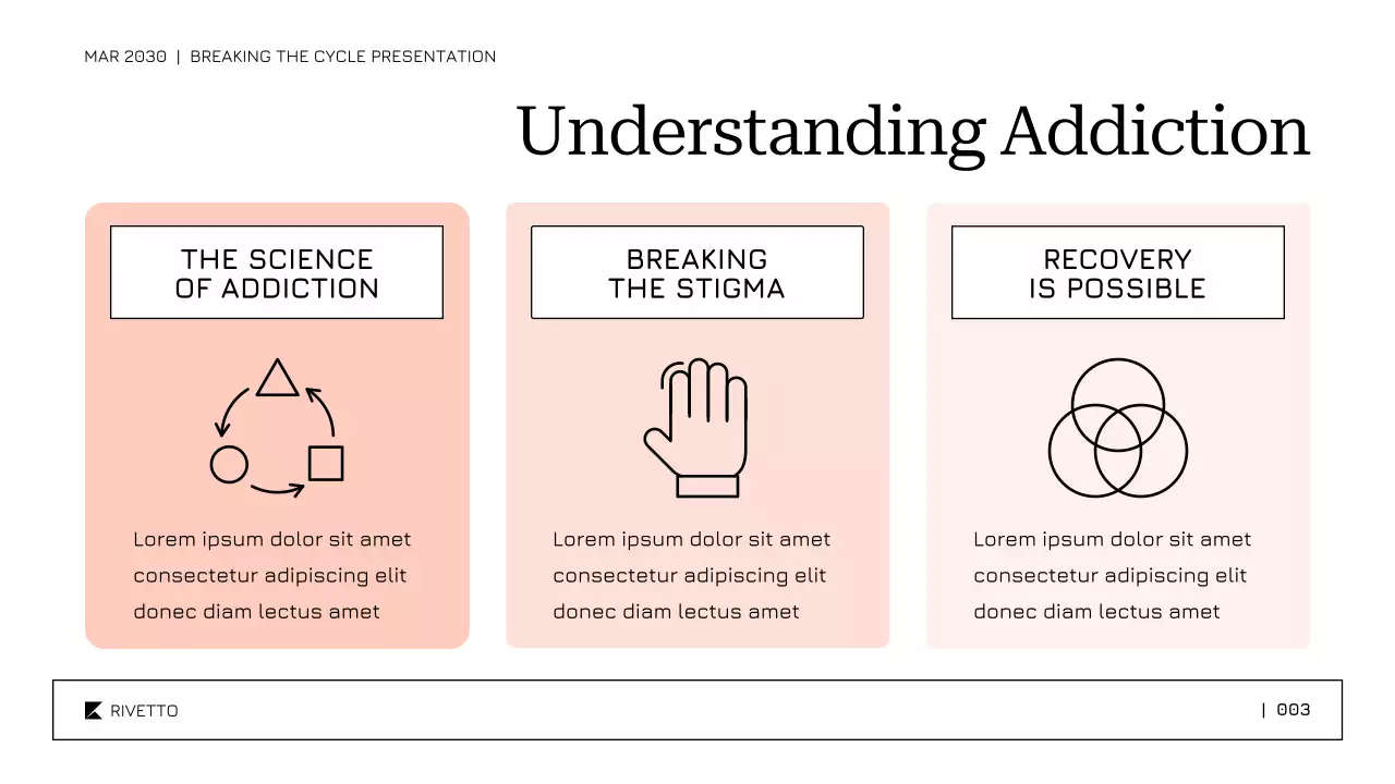 Soft Calming Template for Substance Abuse Treatment and Recovery Presentation