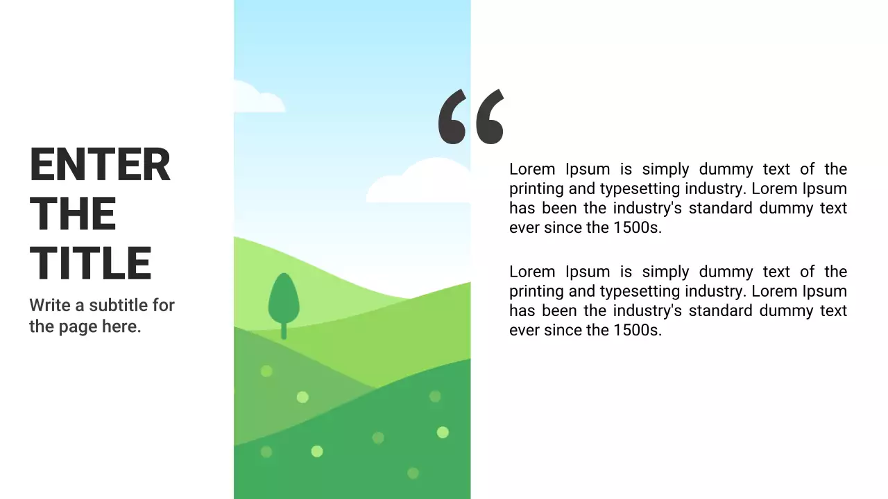 Black and White Basic Layout Collection Presentation