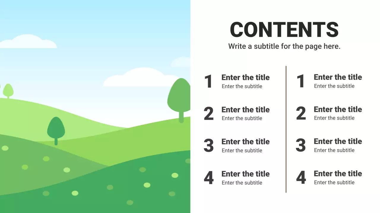 Black and White Basic Layout Collection Presentation