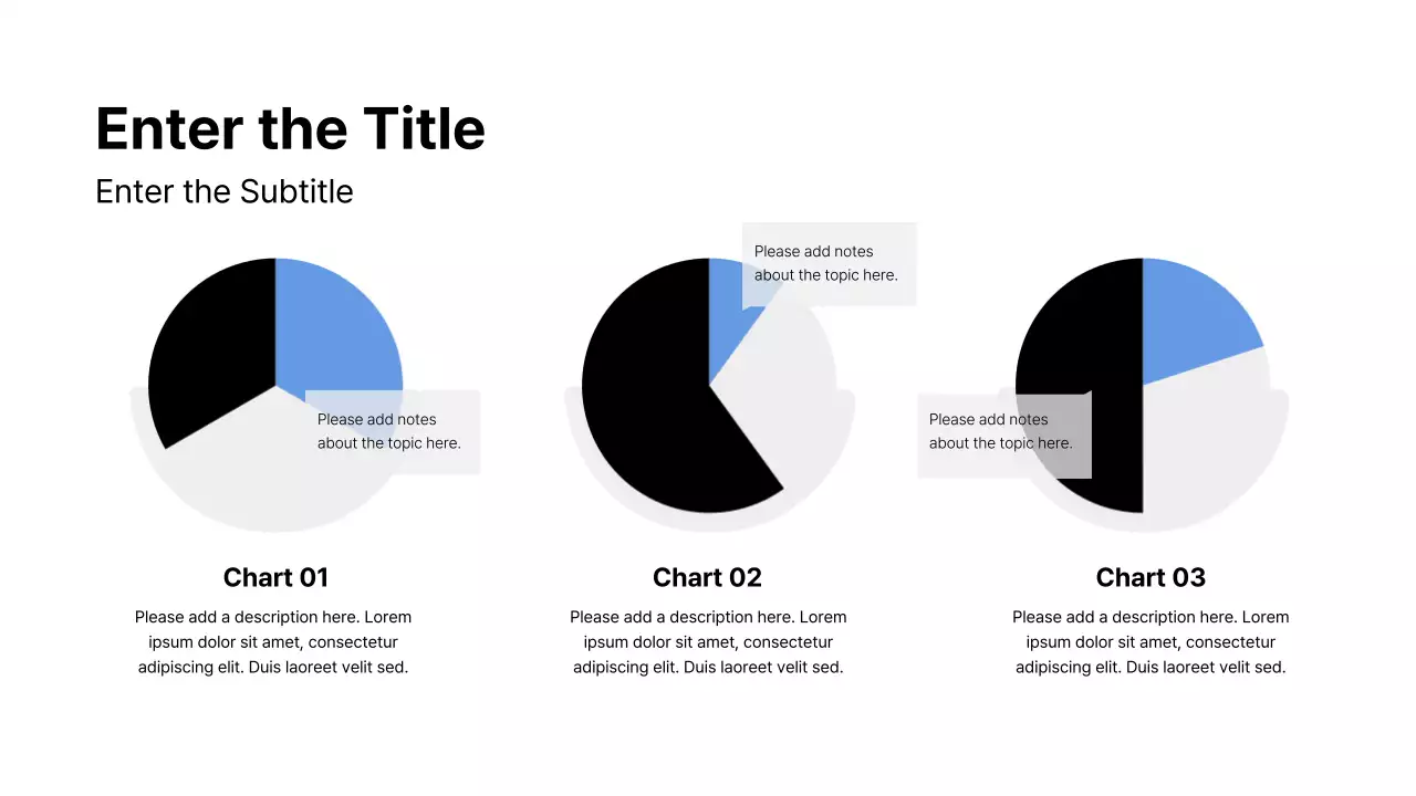 White and Blue Modern Graph and Timeline Collection Presentation