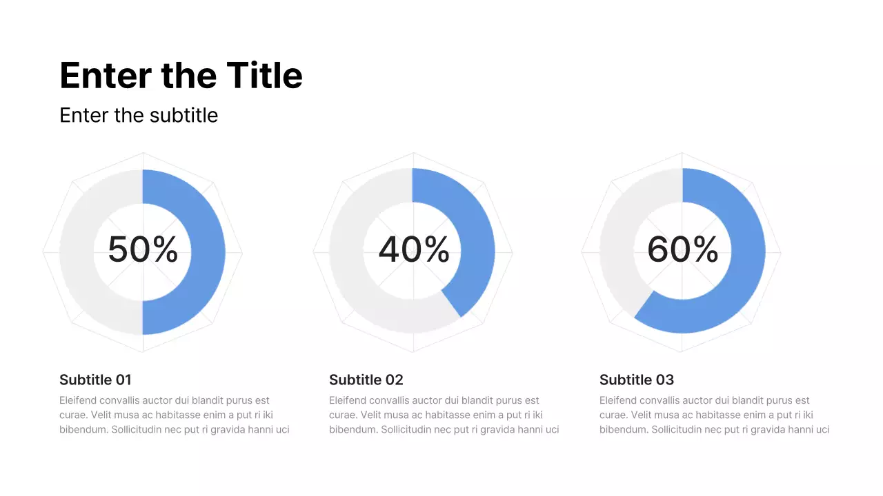 White and Blue Modern Graph and Timeline Collection Presentation