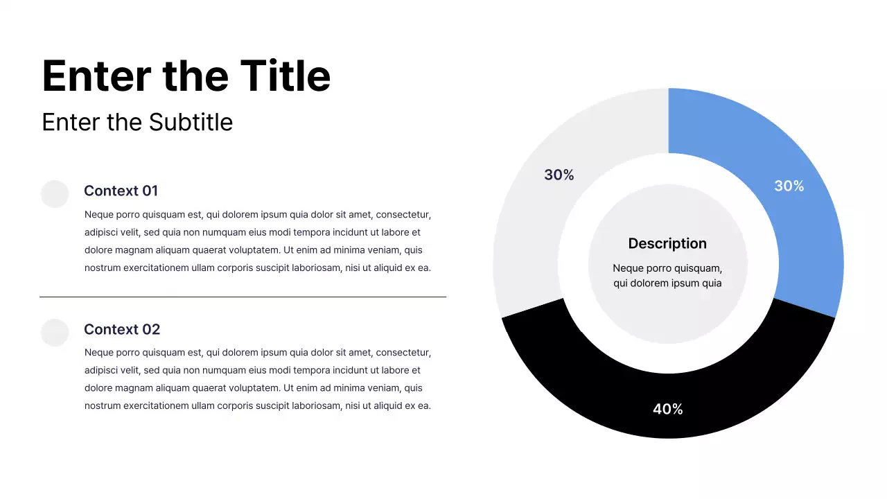 White and Blue Modern Graph and Timeline Collection Presentation