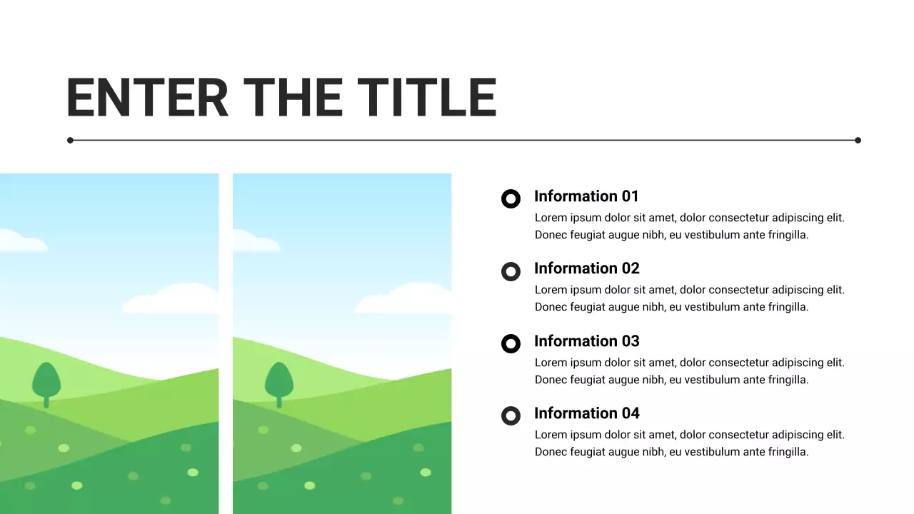 Black and White Basic Layout Collection Presentation