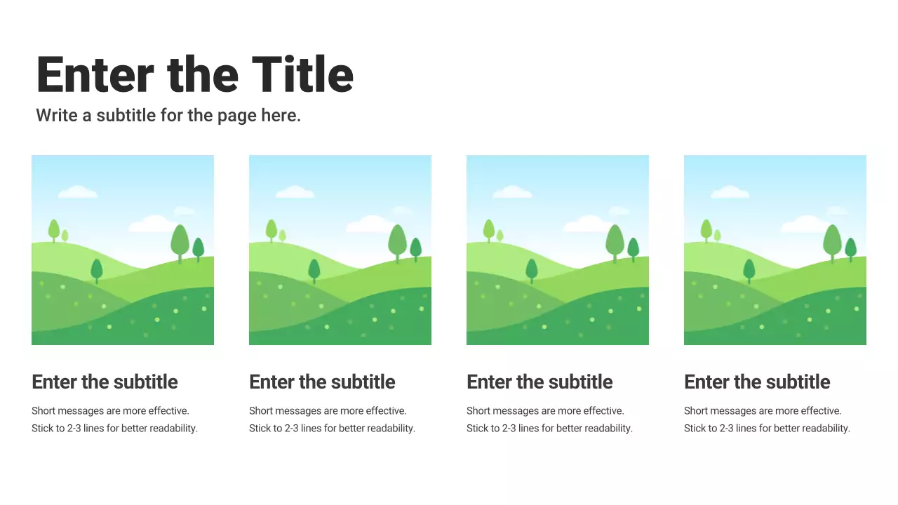 Black and White Basic Layout Collection Presentation