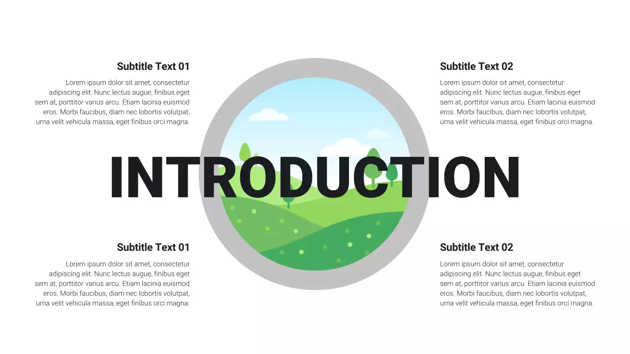 Black and White Basic Layout Collection Presentation